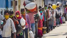 Migrant workers in India who have lost their jobs due to the lockdown return to their home States in the country.