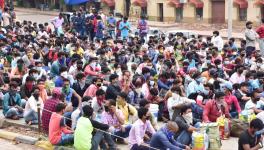 Hundreds of Migrant Workers Protest at Mangaluru Railway Station