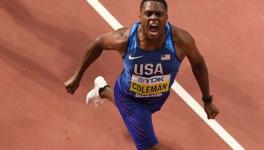 US 100m world champion Christian Coleman