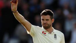 England cricket team fast bowler James Anderson