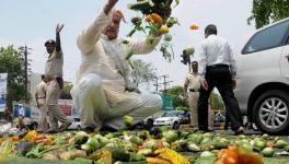 Tamil Nadu Farmers Dump Veggies on Road in Protest Against Price Slump