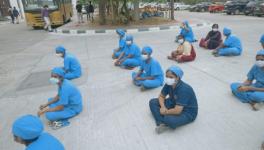 COVID-19: Health Secy Removed, Nurses Protest Demanding Increase in Workforce