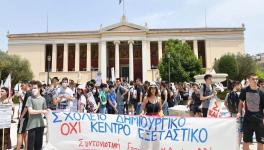 Greek teachers and students mobilization against the proposed education bill on May 19. (Photo: 902.gr)