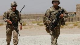 FILE PHOTO: US troops patrol in Logar province, Afghanistan.