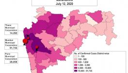 Covid-19 Maharashtra District-wise confirmed cases