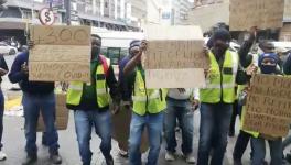 Employees of South African Airport Services Firm Protest Demanding Payment of Salaries