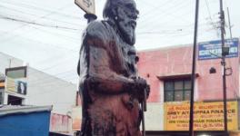 Outrage in TN After Periyar’s Statue Found Smeared with Saffron Paint