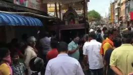 Burnt Tyres in Front of Temples Lead to Tension in Coimbatore