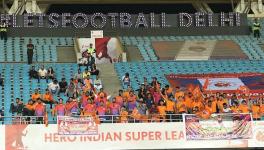 ISL club Delhi Dynamos played to almost no crowd at the Jawaharlal Nehru Stadium in New Delhi