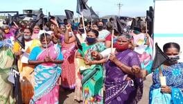 Fishers protest against the national Fisheries Policy in Tamil Nadu