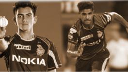 Kamlesh Nagarkoti and Shivam Mavi of the KKR