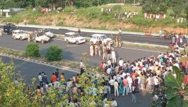 Crackdown by Rajasthan police on REET protest.