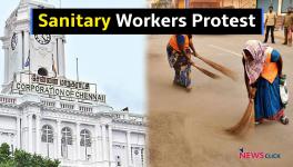 Sanitary Workers Protest Chennai