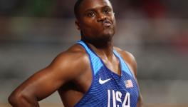 Christian Coleman of the US