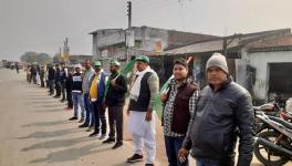 Thousands Across Bihar Join Human Chain Against Farm Laws