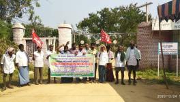 Andhra Pradesh: Anantapur Farmers Protest Against Real Estate on Land Acquired for Industries