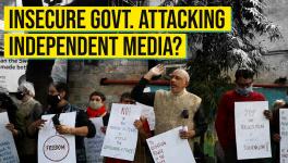 Protest against attack on media