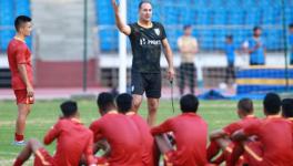 Igor stimac at Indian football team camp