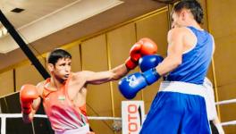 Indian boxer Gaurav Solanki