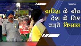 Farmers Fight for the Country Amid Heavy Rain