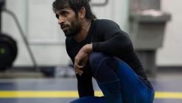 Indian wrestler Bajrang Punia at Tokyo Olympics