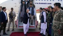 Afghan President Ashraf Ghani visited the northern Afghanistan city of Mazar-i-Sharif besieged by the Taliban, August 11, 2021