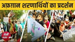 Demonstration by Afghan Refugees Living in Delhi