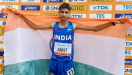 Race walker Amit Khatri