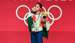 Mirabai Chanu at Tokyo OLympics