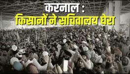 Farmers Gherao Secretariat