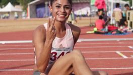 Harmilan Bains sets new national record in 1500 metres