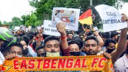 East Bengal fans protest against Shree Cement deal