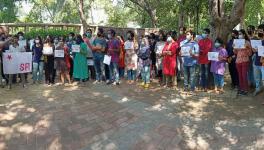 DU Students Protest Professor’s Remarks Against Kerala Undergraduates