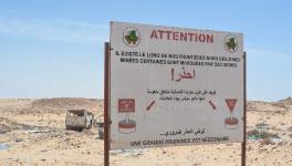 Western Sahara / Mauritania border in Guarguarate