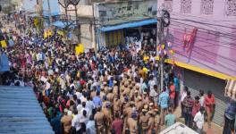 Bethel Nagar residents resisting police force on January 26