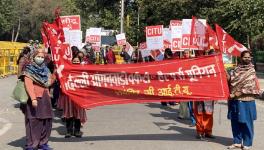 Anganwadi workers protest delhi