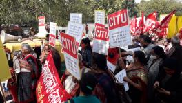On Wednesday, DAWHU also led a protest march to Delhi Secretariat. Image Courtesy - Special Arrangement