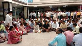 Lucknow: KGMU Non-Teaching Staff on Indefinite Strike Over Cadre Restructuring