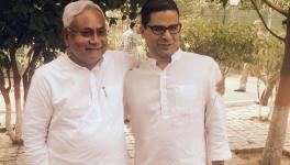 Bihar Chief Minister Nitish Kumar with Prashant Kishor