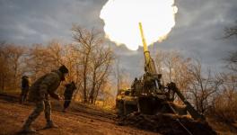 Ukrainian frontline in the Kherson region