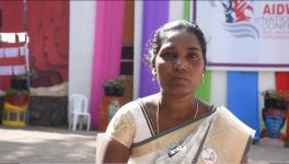 Revathi, a wage labourers and wife of Subramanian, who allegedly died due to police torture.