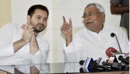 Tejashwi Yadav and Nitish Kumar. Image Courtesy: PTI