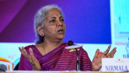 Union Finance Minister Nirmala Sitharaman speaks during an interactive session on the theme 'India’s role in the Emerging World Order' organised by Associated Chambers of Commerce and Industry of India (ASSOCHAM), in New Delhi, Wednesday, Feb. 15, 2023.