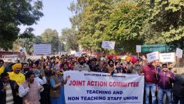 Chandigarh: Thousands of Aided Colleges' Staff on Strike Over Non-implementation of Central Service Rules