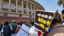 opposition protest adani issue; parliament adjourned