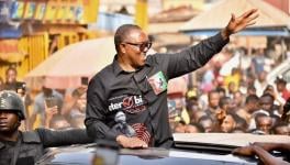 Labour Party candidate Peter Obi during a campaign event on February 15. Photo: Peter Obi/Facebook