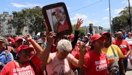 On March 5, thousands of Venezuelans took to the streets of Caracas to pay homage to Commander Hugo Chávez on the tenth anniversary of his death. Photo: Zoe Alexandra