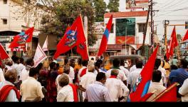 Protest held in Mayiladudurai. Image courtesy: TNUEF