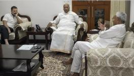 Nitish Kumar meets Mallikarjun Kharge
