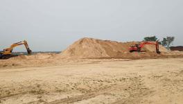 10. Illegal sand mining at Kuldanga village in Sonamukhi.